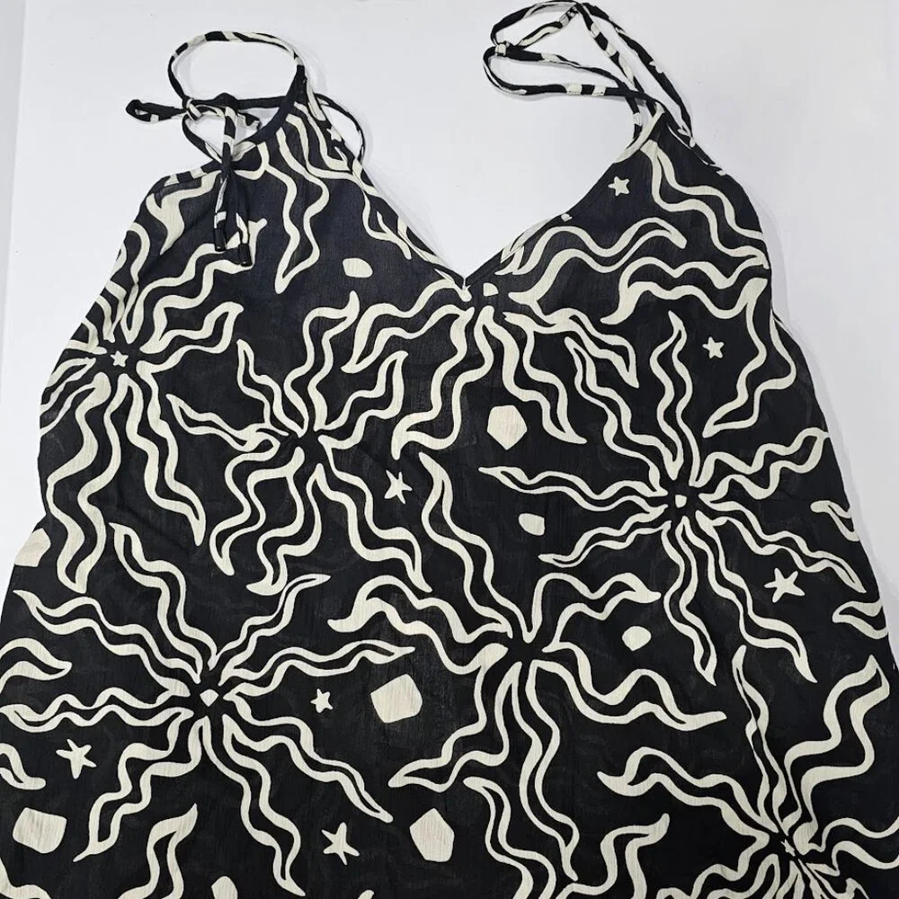 Sanctuary  Beach Conversations Crinkle Cotton Boxy Beach Dress - Picture 5 of 10